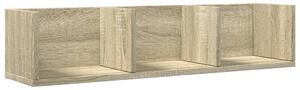 Dulap de perete, stejar sonoma, 75x18x16,5 cm, lemn compozit