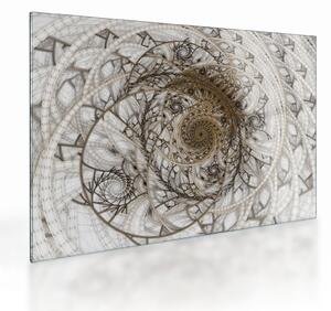 Tablou pe sticlă artei ornamentale (70x50 cm)