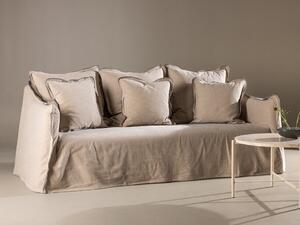 Canapea Dallas 4621Maro deschis, 210x99x87cm, Tapiterie, Picioare: Lemn