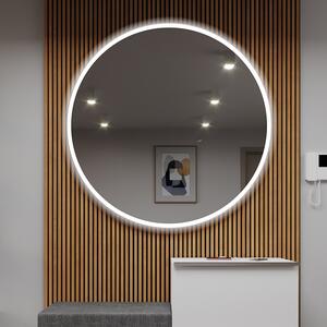 Rotunda oglinzi moderne baie cu leduri L76 oglinda lipita pe perete cu Întrerupător iluminarea