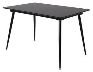 Masa Dallas 111Negru, 76x80x120cm, Extensie, MDF, Metal