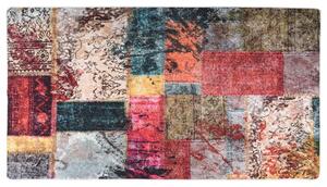Covor lavabil, mozaic multicolor, 190x300 cm, antiderapant