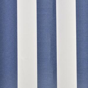 Pânză copertină, albastru & alb, 4x3 m (cadrul nu este inclus)