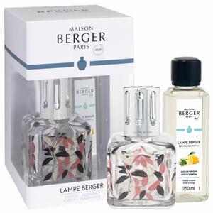 Set Berger lampa catalitica Glacon Leaves cu parfum Zeste de Verveine