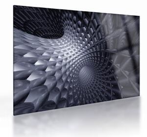 Tablou pe sticlă - Abstract 3D (70x50 cm)