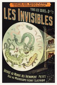 Artă imprimată Les Invisibles ((Vintage Cinema / Retro Movie Theatre Poster / Horror & Sci-Fi), (26.7 x 40 cm)