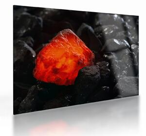 Tablou pe sticlă - Mineral strălucitor (70x50 cm)
