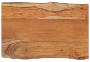 Masă laterală 60x40x2,5 cm lemn masiv acacia, margine naturală