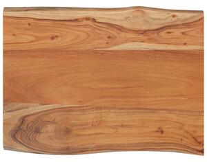 Masă laterală 50x40x2,5 cm lemn masiv acacia, margine naturală