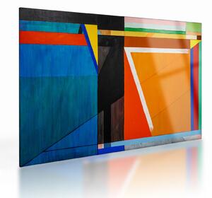 Tablou pe sticlă - Geometrie (70x50 cm)