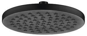 Aqualine Aqualine, Duș de cap cu articulație pivotantă, diametru 200 mm, negru, SC120