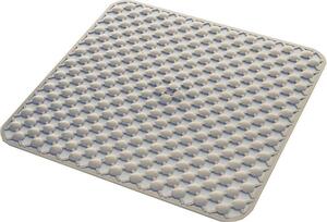 Aqualine Aqualine, covoraș de duș GEO 53x53cm cu tratament anti-alunecare, cauciuc, bej, 97535303