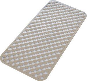Aqualine Aqualine, covoraș de baie GEO 36x71cm cu tratament anti-alunecare, cauciuc, bej, 97367103