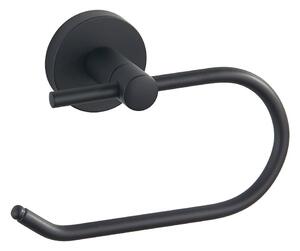 Aqualine Aqualine, suport hârtie igienică SAMBA fără capac, negru, SB217