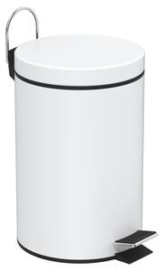 Aqualine Aqualine, coș de gunoi rotund SIMPLE LINE 3l, alb, 28103