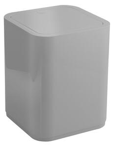 Aqualine Aqualine, SEVENTY Coș de gunoi pliabil, 8 l, plastic ABS, gri, 630908