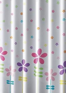 Aqualine Aqualine, perdea de dus 180x180cm, poliester, colorat floral, ZV025