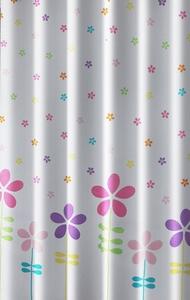 Aqualine Aqualine, perdea de dus 180x180cm, poliester, colorat floral, ZV025