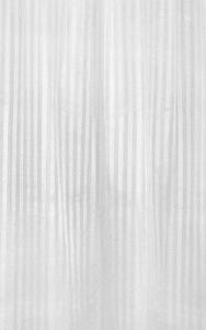 Aqualine Aqualine, perdea de dus 180x200cm, poliester, alb, ZP001