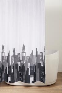 Aqualine Aqualine, perdea de dus 180x200cm, poliester, cercuri, ZV030