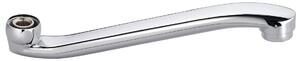 Aqualine Aqualine, Braț pentru robinet, 220 mm, înălțat plat, crom, 43993