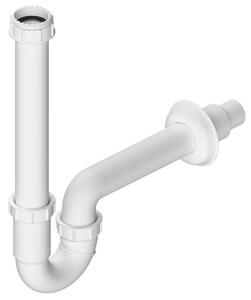 Bruckner Bruckner, chiuvetă U sifon 5/4", DN40, alb, 151.106.0
