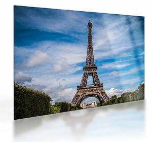 Tablou pe sticlă - Turnul Eiffel (70x50 cm)