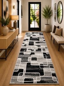 Traversa Covor, Cappuccino 16402, Gri, Latime 100 cm, Diverse Lungimi, 1700 gr mp