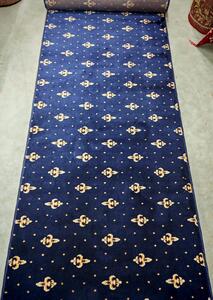 Traversa Covor, Lotos 15066-W, Albastru, Latime 100 cm, Diverse Lungimi