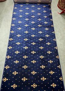 Traversa Covor, Lotos 15066-W, Albastru, Latime 100 cm, Diverse Lungimi