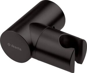 Deante Suport rotund, rotund pentru cap de duș de mână, negru mat, DEA-ANO_N21U