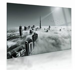 Tablou pe sticlă - Zgârie-nori, dubai (70x50 cm)