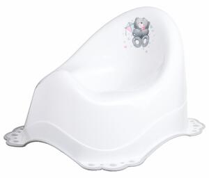 BISK Erga 4 KIDS, olita pentru copii Urs cu cauciuc antiderapant, alb, ERG-08324