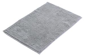 BISK Erga Basic, covoraș de baie 60x40 cm, model 6 Chenille Rolled, gri, ERG-08148