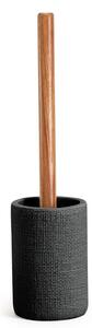 BISK Erga Craft, perie de toaletă pe picioare, negru mat, ERG-08572