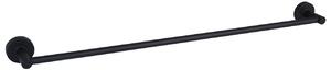 BISK Erga FOR YOU, suport pentru prosoape 1 rând 600 mm, negru mat, ERG-08259