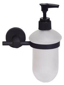 BISK Erga FOR YOU, dozator de săpun pe perete, negru mat, ERG-08253