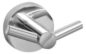 BISK Erga FOR YOU, cârlig dublu pentru prosoape, crom, ERG-01173