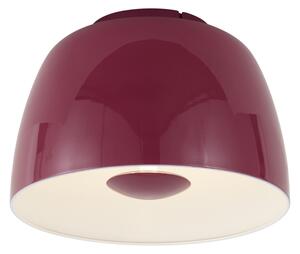 Lampă de tavan retro roșie cu interior alb, inclusiv LED reglabil în 3 trepte - Vera