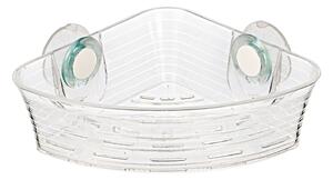 BISK Erga GECO, raft cosmetic de colt pentru ventuze, transparent, ERG-06731