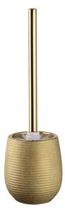 BISK Erga Gold, perie de toaletă pe picioare, structurată în aur, ERG-06305