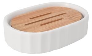BISK Erga Kido, săpună ceramică pe picioare, alb-maro, ERG-08405