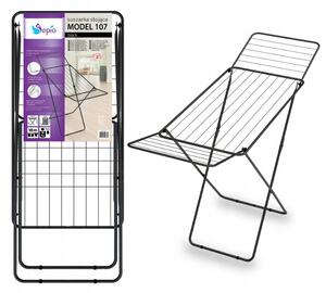 Erga Model 107 Negru, uscator de rufe 178,5x54x104,5 cm, negru, ERG-SEP-10SUSLA107BLA