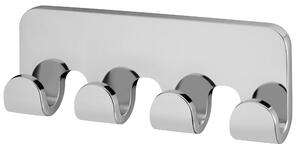 BISK Erga NATURA, 4 carlige pentru prosoape, crom, ERG-04317