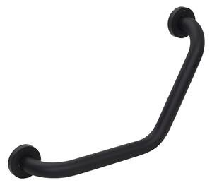 BISK Erga Niagara, mâner curbat din oțel inoxidabil 457 mm, negru mat, ERG-08371