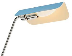 HAY Lampa de birou Apex, albastru pastel, 38 cm, E14, oțel, Albastru, Studiu / Birou, Metal, Design