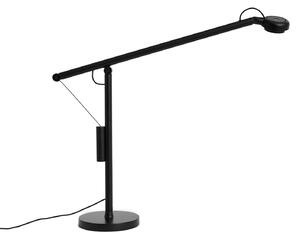 Lampă de masă HAY, Fifty-Fifty, reglabil, Negru, Studiu / Birou, Aluminiu, Design