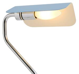 HAY Lampa de masă Apex, albastru pastel, înălțime 38 cm, soclu E14, oțel, Albastru, Camera de zi / sufragerie, Metal, Design
