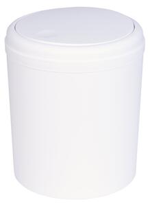 BISK Accesorii Erga, coș de gunoi 5l în picioare, alb mat, ERG-08344