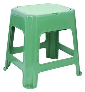 BISK Accesorii Erga, scaun baie cu spatiu depozitare 420x365x425 mm, verde, ERG-08046